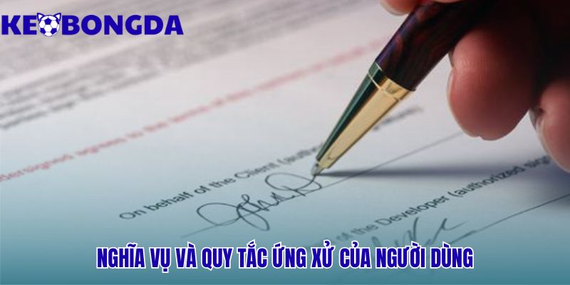 Điều khoản điều kiện quy định quy tắc ứng xử của người dùng