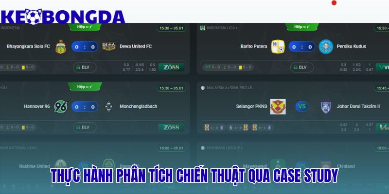 Phân tích chiến thuật & lối chơi của hai đội trước giờ bóng lăn thực tế