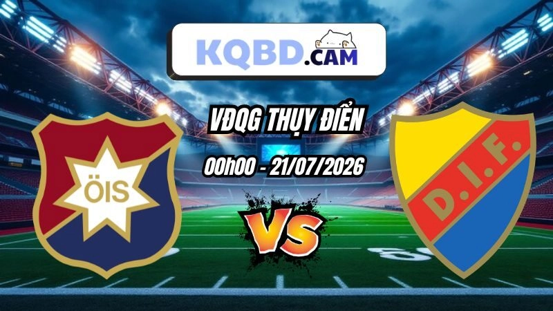 Kết quả bóng đá trận Orgryte vs Djurgarden Ngày 21/7/2026